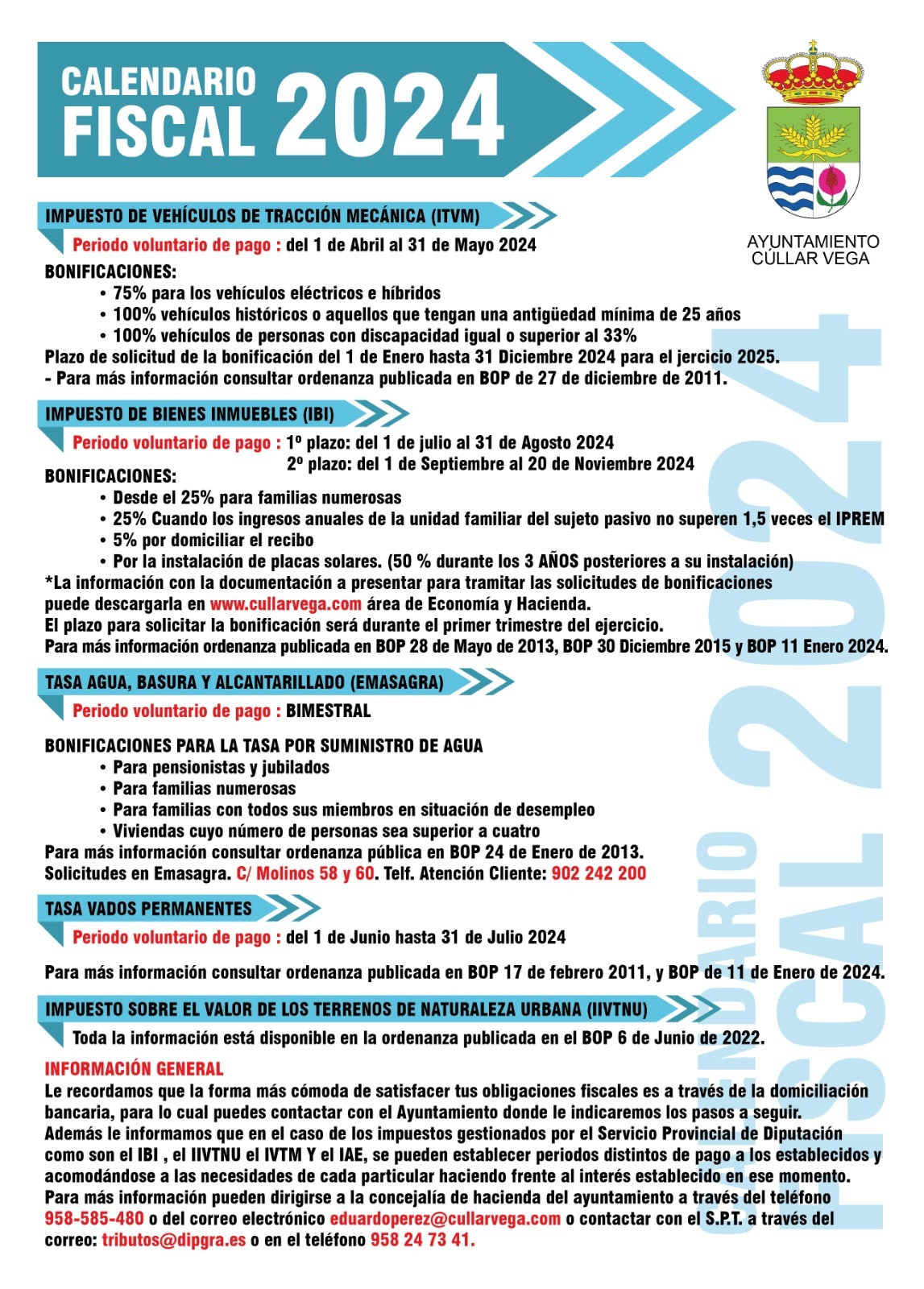 CALENDARIO FISCAL 2024