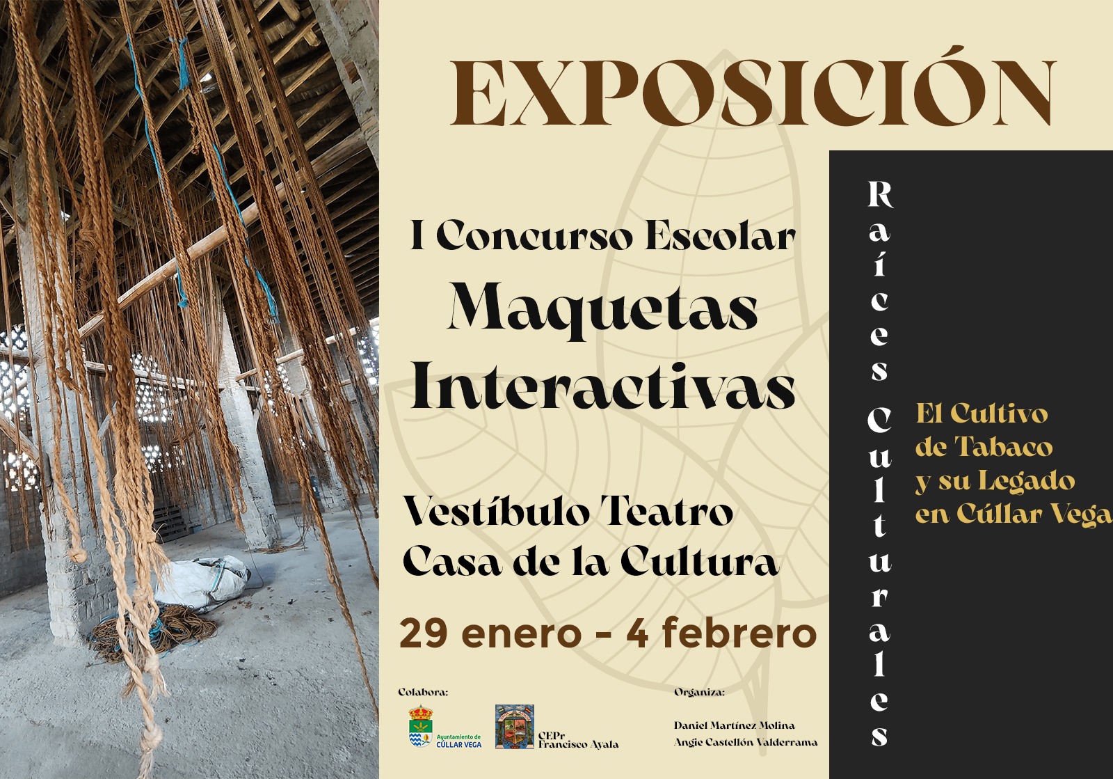 Exposición primer concurso escolar de maquetas interactivas sobre el cultivo del Tabaco