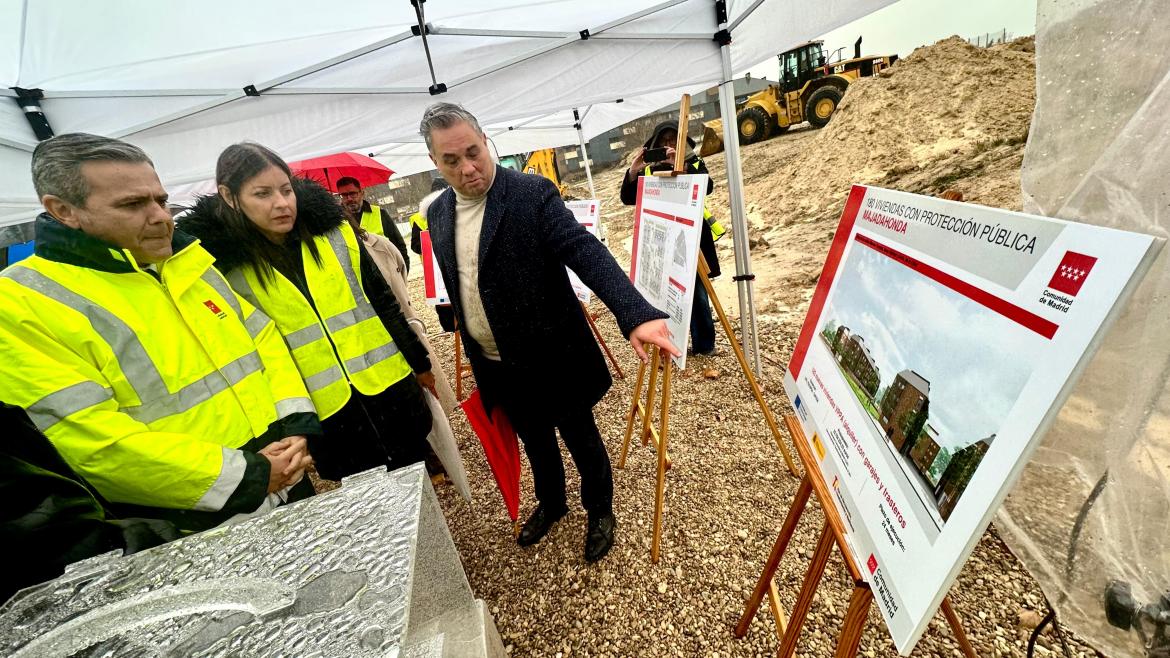 La Comunidad de Madrid inicia la construcción de 180 viviendas de protección pública para alquiler a precio asequible en Majadahonda