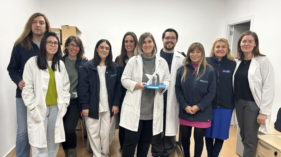 La UAR de la Dirección Asistencial Noroeste recibe su premio del VI Concurso de Belenes en espacios públicos sanitarios