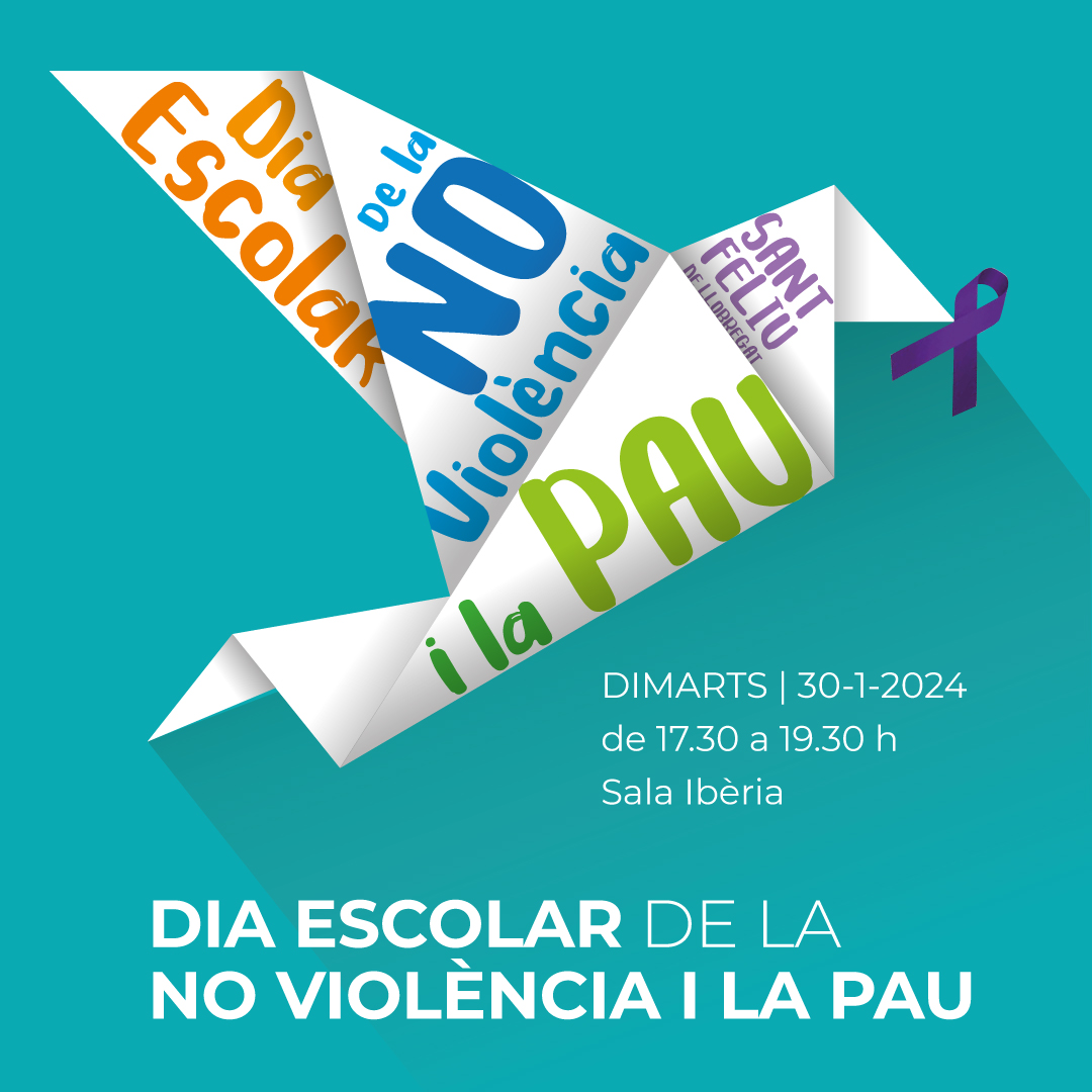 Les escoles de Sant Feliu celebren el Dia escolar de la no violència i la pau