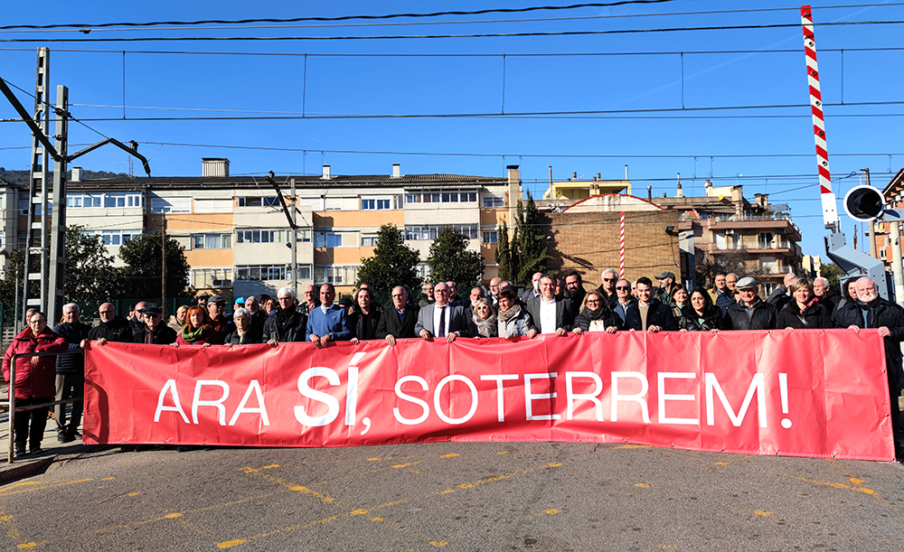 Les obres del soterrament de l’R2, que transformaran Montcada i Reixac, comencen el 29 de gener