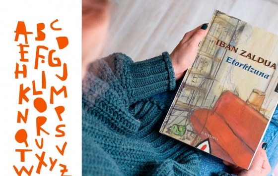 Sesión del club de lectura en euskara