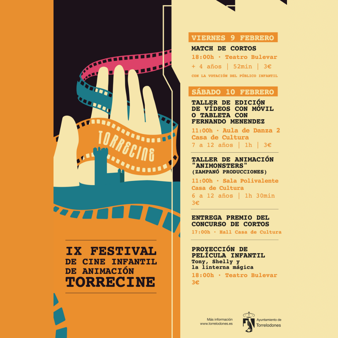 Torrecine, el Festival de Cine infantil de animación, celebra su novena edición