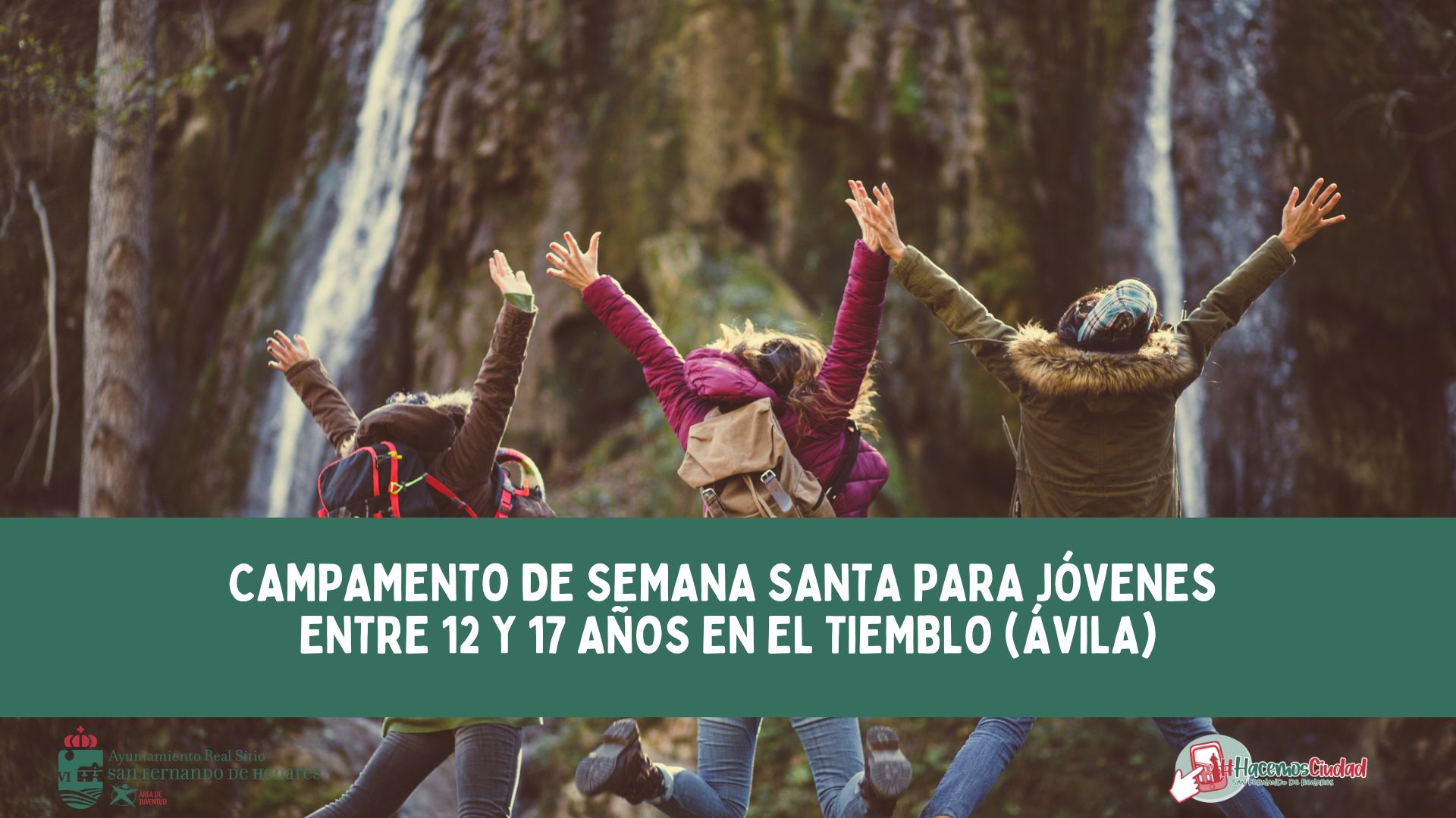 Campamento para jóvenes entre 12 y 17 años los días 25, 26 Y 27 de Marzo en El Tiemblo (Ávila)
