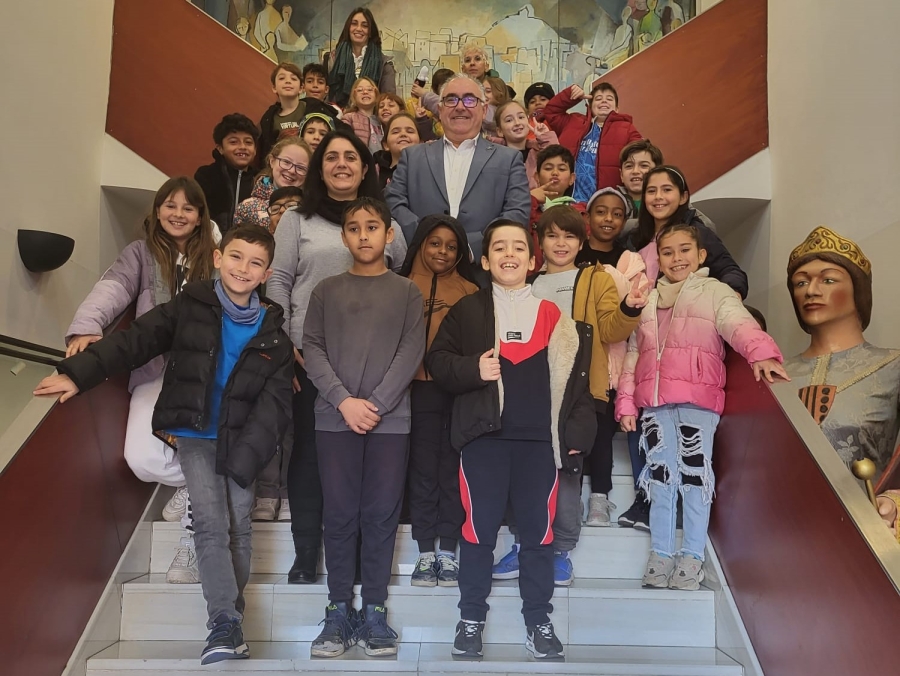 Comença les visites escolars a l’activitat ‘Coneguem l’Ajuntament’