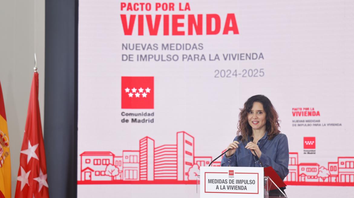 Díaz Ayuso anuncia nuevas rebajas fiscales para compra y alquiler de viviendas con un ahorro de casi 100 millones de euros