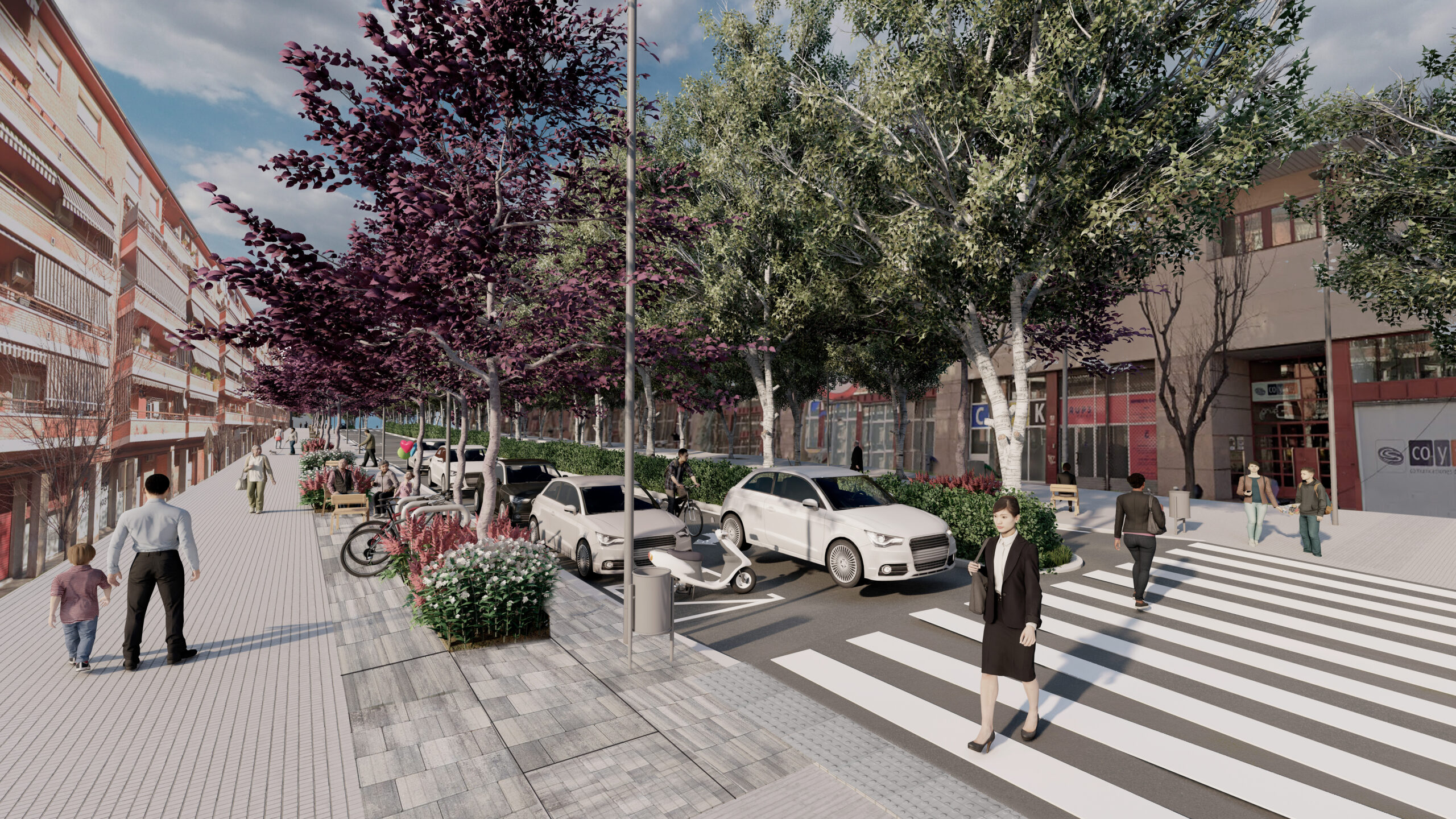 Empiezan las obras de las calles de Ignasi Iglesias, de Sevilla y de Granada