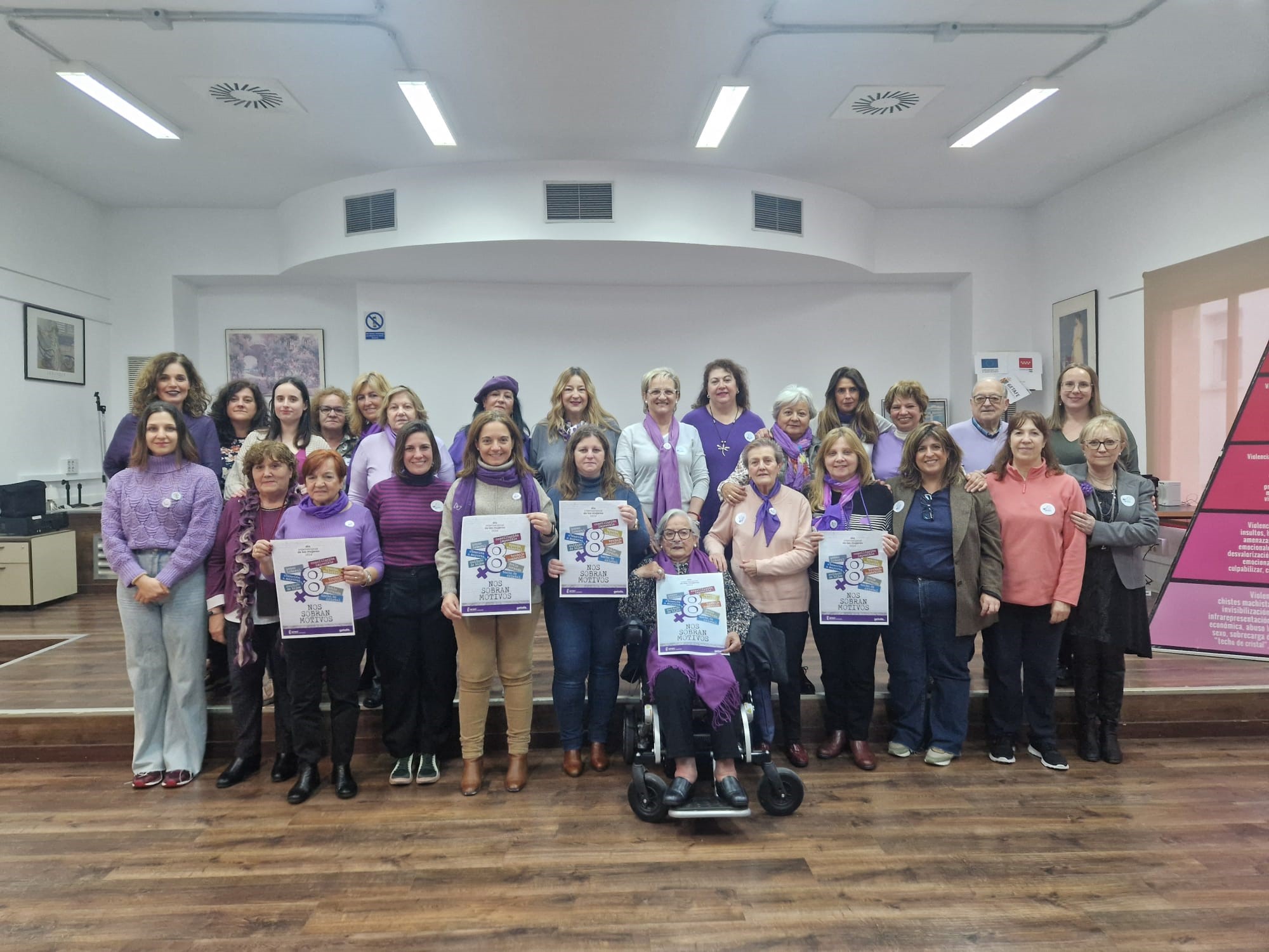 Getafe celebra el Día Internacional de las mujeres con el lema 'Nos sobran los motivos'