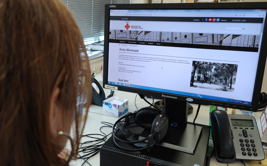 L’Arxiu Municipal estrena el seu propi espai al web municipal