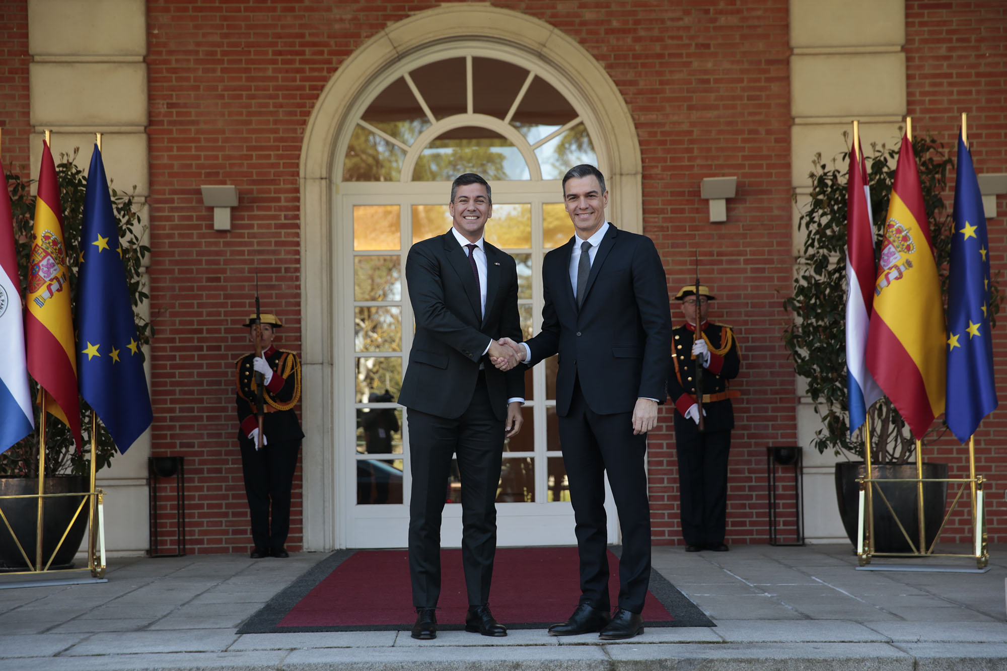 La Moncloa. 28/02/2024. Pedro Sánchez reafirma el compromiso de España con el desarrollo sostenible e inclusivo de Paraguay [Presidente/Actividad]