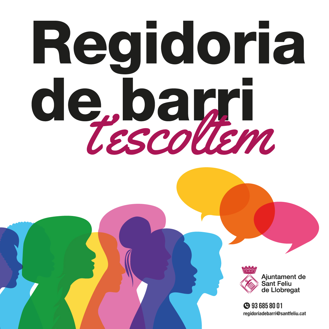 Les regidories de barri tornen el dilluns 26 de febrer