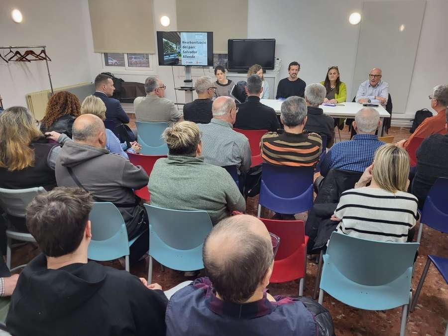 Presentació de la proposta de remodelació del parc Salvador Allende