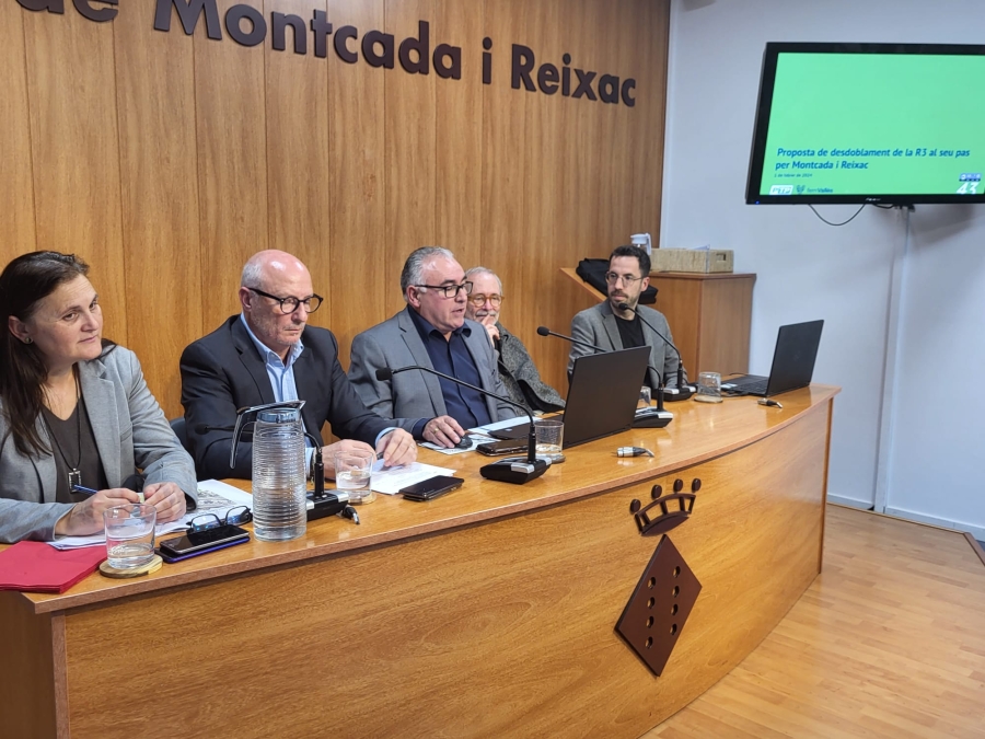Presentació de la proposta per desdoblar l’R3 a Montcada i Reixac