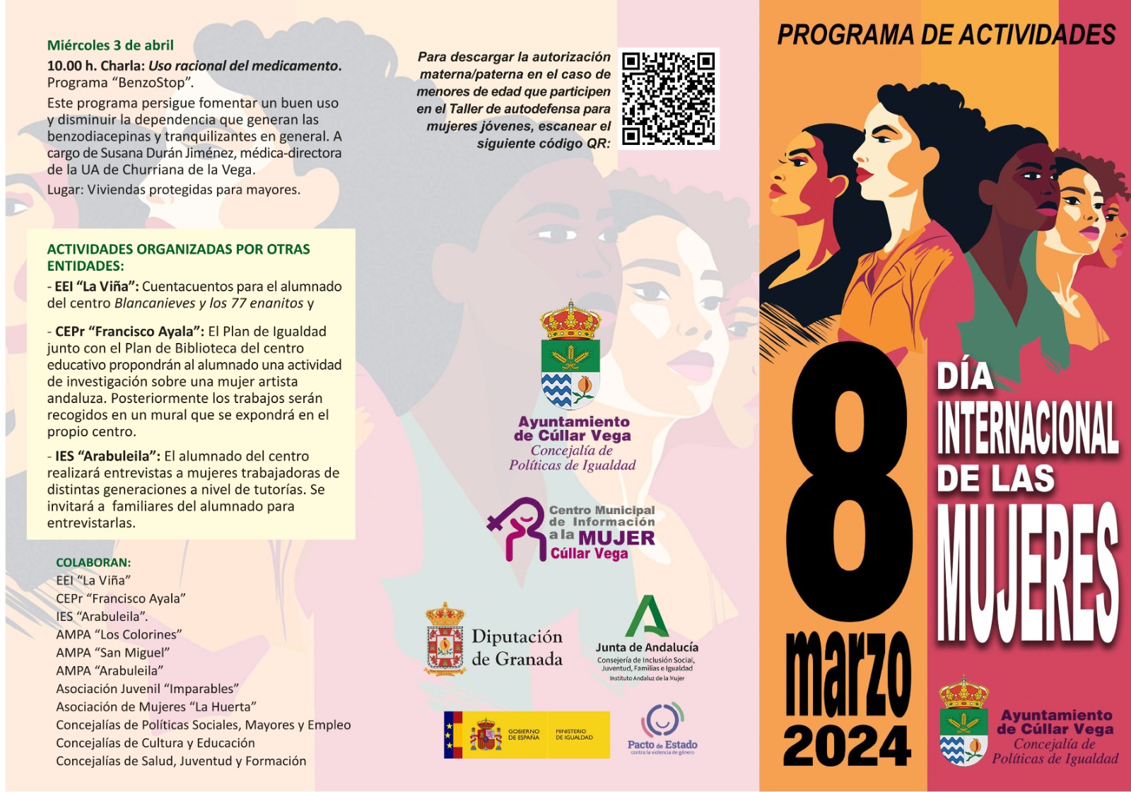 Programación de Actividades en torno al Día Internacional de las Mujeres 2024