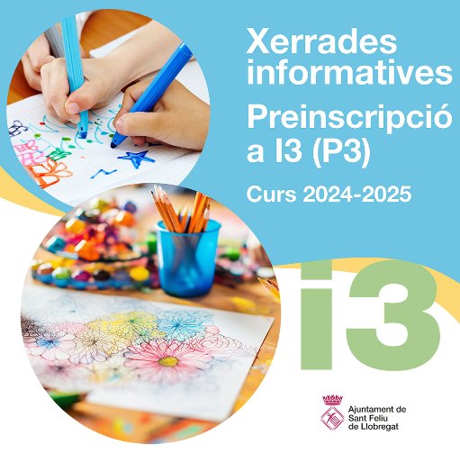 Sessions informatives sobre preinscripcions per a famílies amb infants que comencen I3 el curs vinent