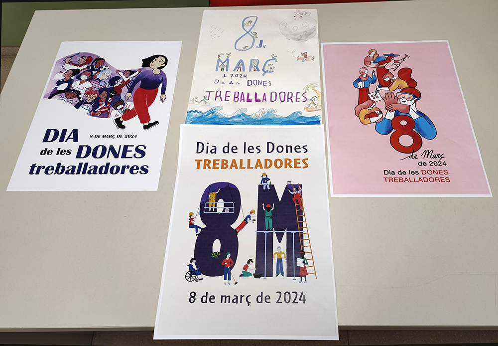 Susana Calvo guanya el concurs de cartells del 8M a Montcada i Reixac 2024