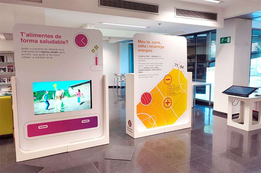 Una exposició per fomentar els bons hàbits alimentaris entre els infants