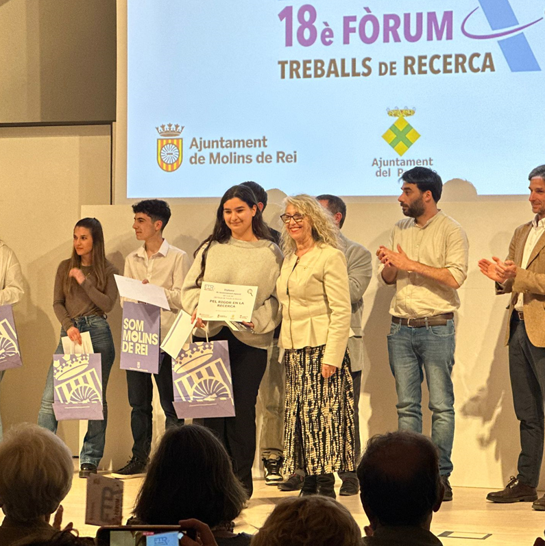 El 18è Fòrum de Treballs de Recerca de Sant Feliu, Molins de Rei i El Papiol reconeix l&#039;alumnat de Batxillerat