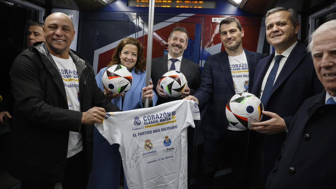 La Comunidad de Madrid presenta el partido de fútbol benéfico Corazón Classic Match para recaudar fondos contra la ELA