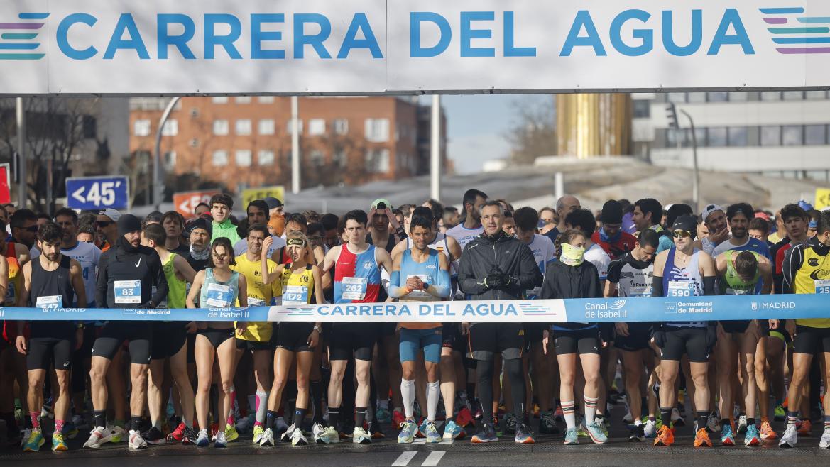La Comunidad de Madrid reúne a 3.300 atletas en la 41ª edición de la Carrera del Agua