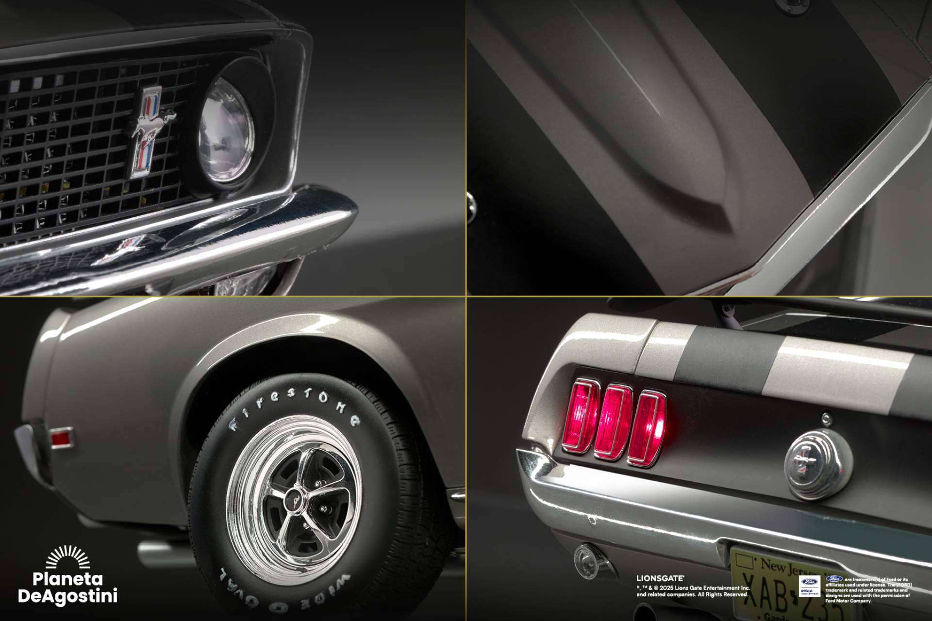 Planeta DeAgostini lanza la suscripción del modelo para construir del Ford Mustang 1969 de John Wick
