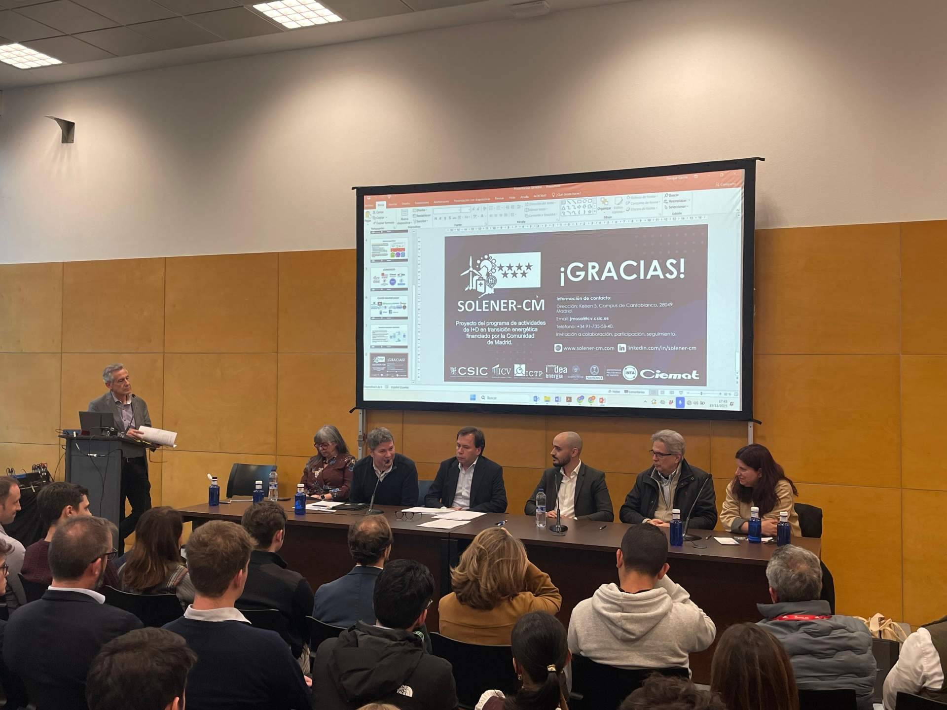 Master Battery participa en la Jornada de IMDEA sobre almacenamiento eneregético en GENERA 2025