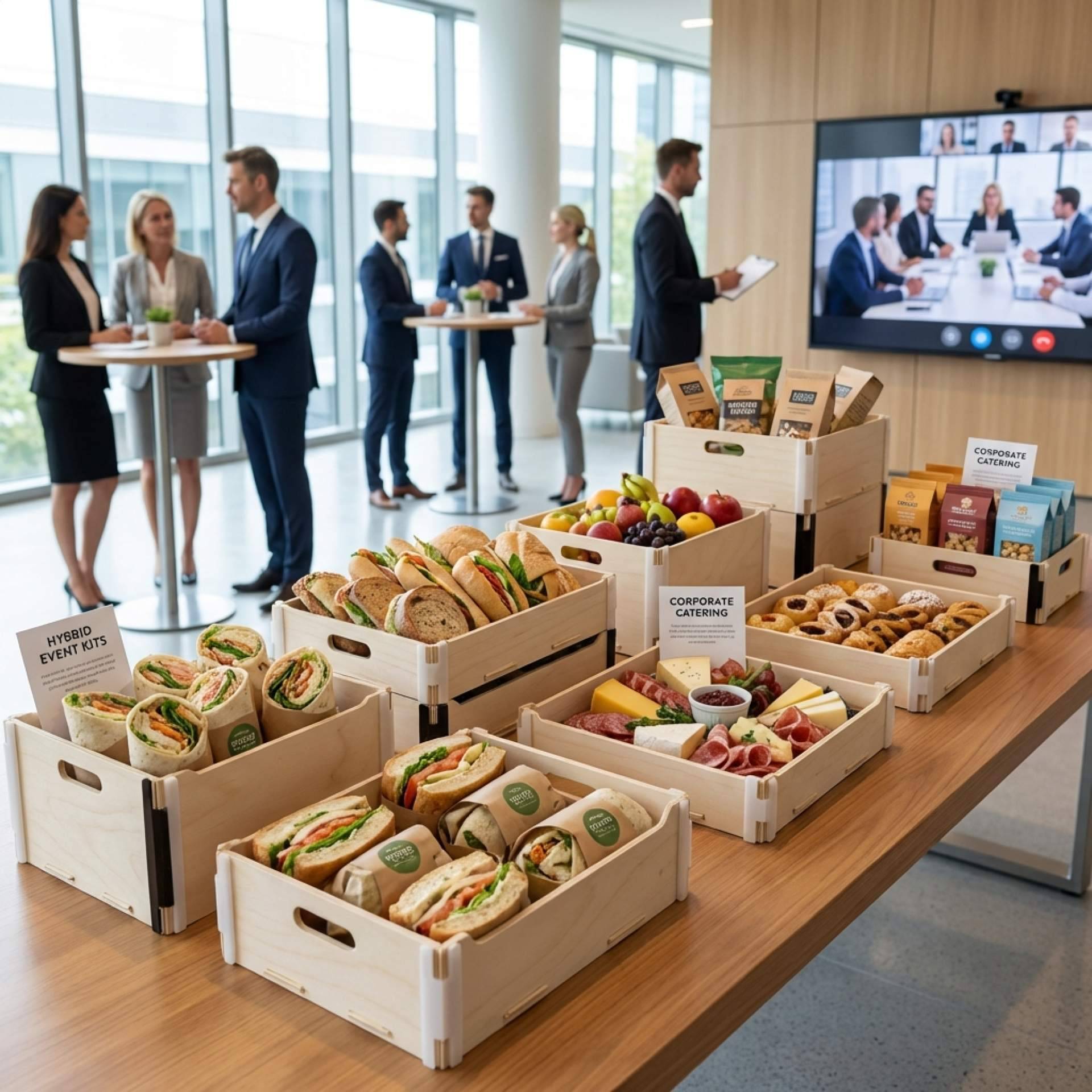 Sincla impulsa el uso de cajas personalizadas en catering y eventos con soluciones sostenibles