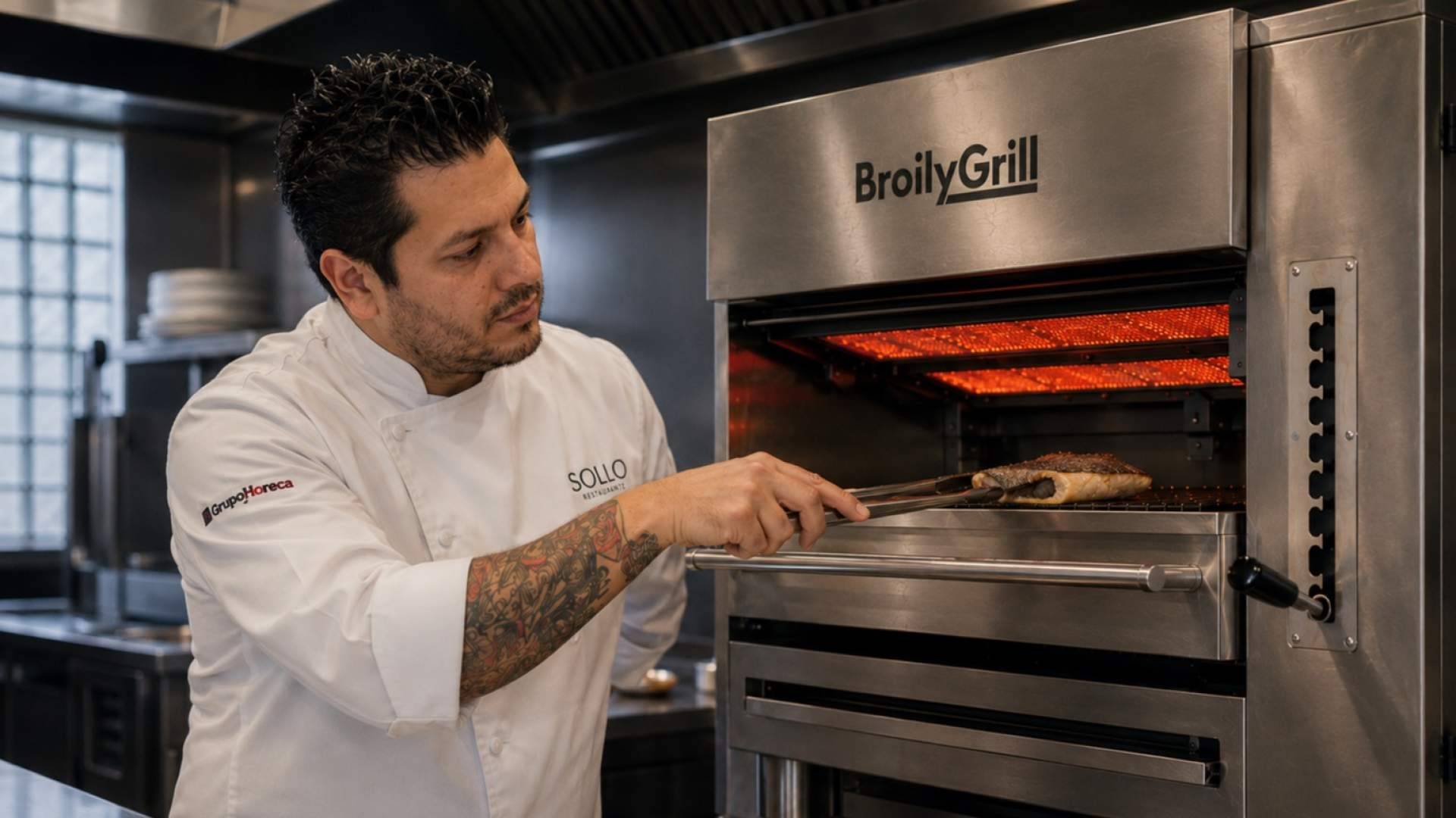 Diego Gallegos incorpora BroilyGrill a la cocina de Sollo, referente Michelin de gastronomía sostenible