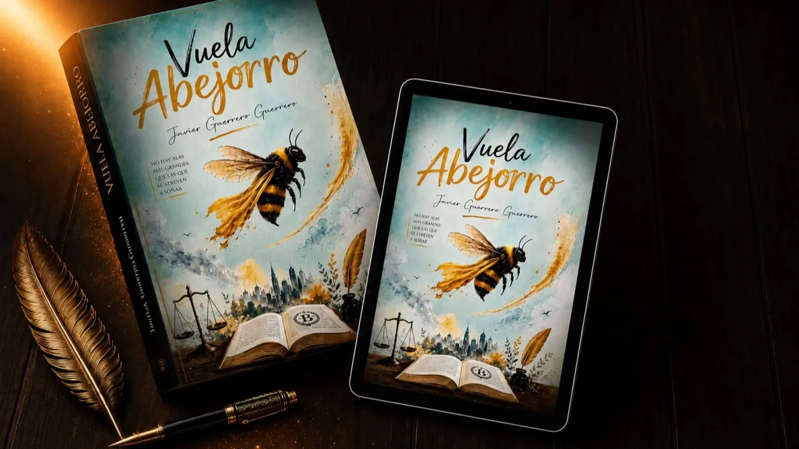 'Vuela Abejorro' nueva leyenda literaria de Javier Guerrero
