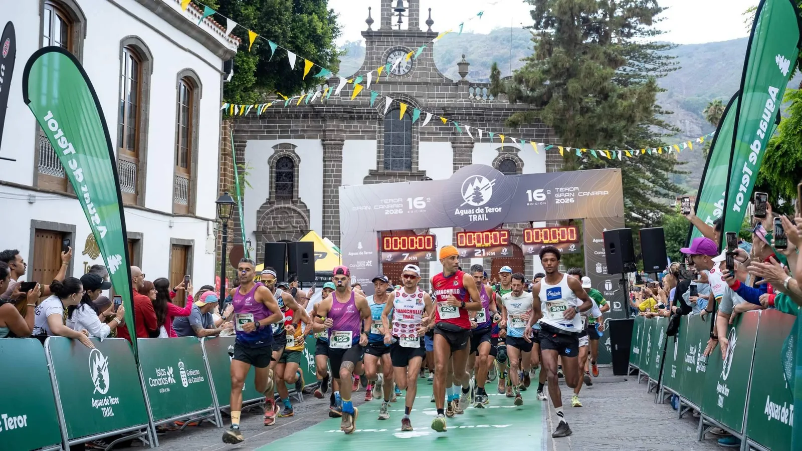Nelson Alves y Yurena Castrillo dominan una XVI Aguas de Teror Trail con nuevo recorrido